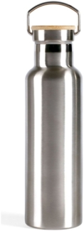LIVOO Thermosflasche Isolierflasche Edelstahl Bambus 750 ml MEN384L