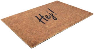Primaflor-Ideen in Textil Fußmatte Schmutzfangmatte COUNTRY, Hey, rechteckig, Höhe: 7 mm, Schmutzfangmatte, Kokos-Optik, mit Spruch, rutschhemmend, waschbar