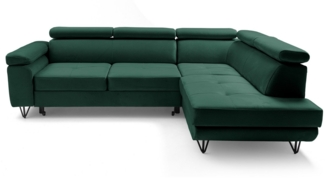 NEXT COLLECTION Ecksofa JUNIOR, verstellbaren Kopfstützen, Verstellbare Kopfstützen