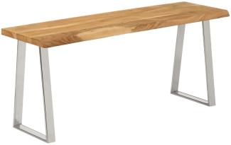 vidaXL Bank Baumkante 105 cm Massivholz Akazie 372755