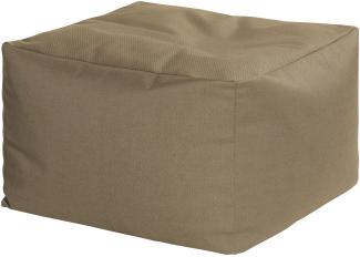 MAGMA Sitzsack Magma Sitzkissen Loft OUTSIDE 80 x 80 x 45 braun