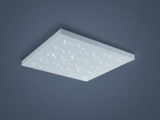 Eckiges LED Sternenhimmel Deckenpanel TITUS mit Farbwechsel & Fernbedienung 75cm