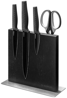 Navaris Messer-Set Messerhalter magnetisch aus Kautschuk