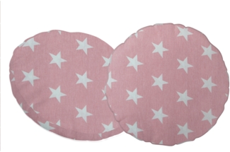 Rundkissen-Set mit Motiv 2-teilig