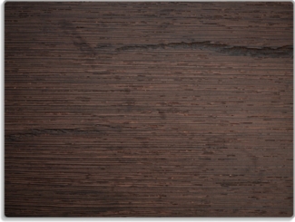 Wallario Schneidebrett Holz-Optik Textur dunkelbraunes Holz, ESG-Sicherheitsglas, (inkl. rutschfester Gummifüße 4mm, 1-St), 30x40cm