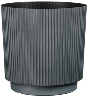 Mica Decorations Übertopf Ibarra Kunststoff grau Ø 30 cm