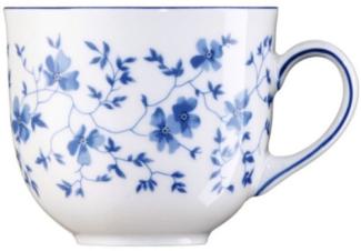 Kaffee-Obertasse Form 1382 Blaublüten Arzberg Kaffeetasse - Mikrowelle geeignet, Spülmaschinenfest