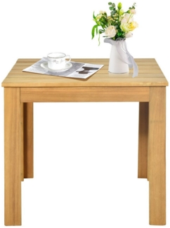 KOMFOTTEU Gartentisch, Beistelltisch Couchtisch Holztisch, aus Akazienholz