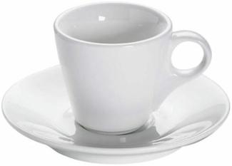 Espressotasse konisch 12 cm mit Untertasse / Maxwell & Williams / White Basics / Round / Tassen / Kaffeetasse