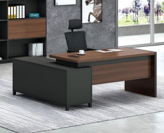JVmoebel Eckschreibtisch Büro Chef Zimmer Möbel Design Schreibtische für moderne Praxen (Eckschreibtisch), Made in Europa
