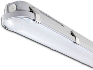 ISOLED LED Wannenleuchte 150cm mit Notlichtfunktion, IP65, PowerSwitch 35-60W, ColorSwitch