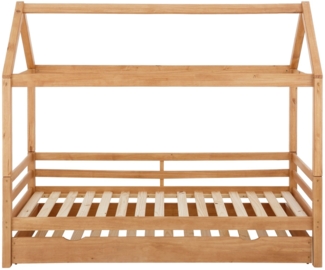 Lüttenhütt Kinderbett Alpi, inklusive Bettschubkasten und Lattenrost, Liegefläche 90x200 cm