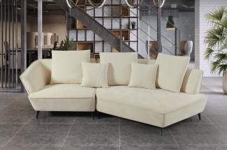 KAWOLA Sofa GARBO, Designsofa, rechts od. links offen, versch. Farben