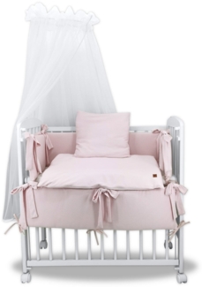 3in1 Beistellbett Babybett Sweater Soft Rosa – Komfort & Geborgenheit von Anfang an