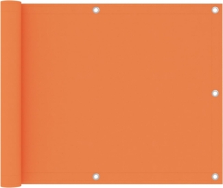 vidaXL Balkon-Sichtschutz Orange 75x600 cm Oxford-Gewebe 135047