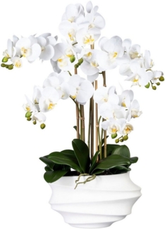 Kunstorchidee Phalaenopsis Orchidee Phalaenopsis, Creativ green, Höhe 75 cm, in Design-Kunststoffvase