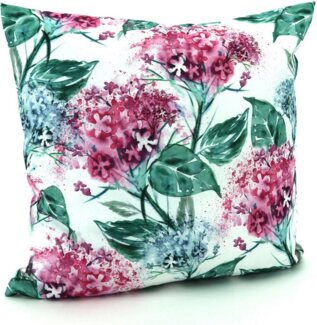 Weckbrodt Kissenhülle Aquarell, (1 Stück), Lotus-Effekt, Garten, Blumen, Kissen, ohne Füllung