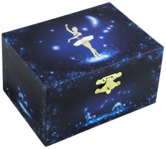 Phosphoreszierende Spieldose Startänzerin - Leuchtet in der Nacht