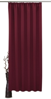 VHG Verdunkelungsvorhang Leon, Kräuselband (1 St), verdunkelnd, Polyester, Verdunklungsvorhang