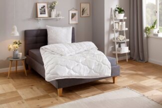 my home Microfaserbettdecke Mondschein, Bettdecke 135x200 cm, 155x220 cm, 200x200 cm, Füllung: Polyester, Bezug: Polyester oder antibakteriellen Microfaser, Bettdecken, Sommer, Winter, allergiker geeignet (Hausstauballergiker)