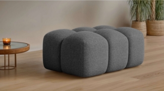 OTTO home Polsterhocker KALLIE Sitzhocker, Bubble-Optik, Maße B/T/H: 90/60/44 cm, moderne Steppung, hoher Sitzkomfort und modernes Design