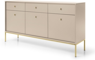 AX LIVING Kommode mit Schubladen Domiti MKSZ154 154 cm Modern in Beige
