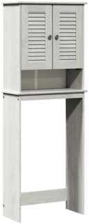 vidaXL Toilettenschrank VIGO Weiß und Antikweiß 60 x 27 x 161 cm 4019128