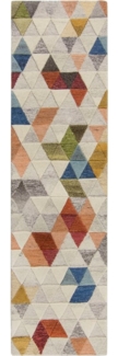 FLAIR RUGS Läufer Amari, rechteckig, Höhe: 10 mm, Wollläufer Multi