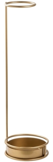 Calicosy Schirmständer mit runder Basis aus goldfarbenem Metall H75 cm - Golden