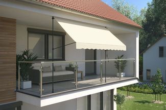 empasa Klemmmarkise ILANGA Balkonmarkise UV-beständig und höhenverstellbar