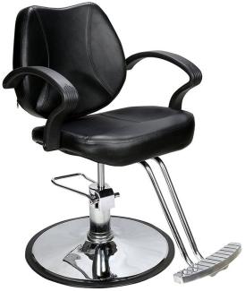 Barberpub Stuhl Barberpub hydraulischer Friseurstuhl Friseursessel 2057BK, Bedienungsstuhl Friseureinrichtung Friseur