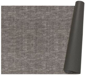 ANRO Küchenläufer Premium Einfarbig RUNNA Läufer Küchenteppich Stoff-Teppich, Rechteckig, Höhe: 3 mm, Stoff schmutzabweisend 67x100 cm Uni Taupe robust