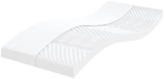 vidaXL Schaumstoffmatratzen 2 Stk. 90x190 cm 7-Zonen Härtegrad 20 ILD 356361