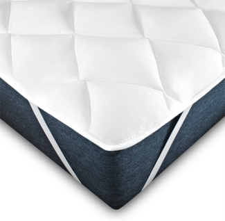Topper mit flauschiger Hohlfaserfüllung - Matratzenauflage und Matratzenschoner - Unterbett für mehr Komfort und den Matratzenschutz - Waschbarer Bezug - Topper 140x190