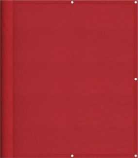 vidaXL Balkon-Sichtschutz Rot 120x1000cm 100% Polyester-Oxford 42002137