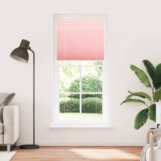 vidaXL Plissee Rosa 85x200 cm Stoffbreite 84,4 cm Polyester 4015463