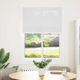 vidaXL Plissee Weiß 95x150 cm Stoffbreite 94,4 cm Polyester 4015499