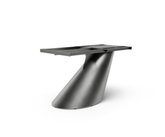 Tischgestell Cono Metallic Silber