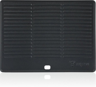 BBQ-Toro Grillplatte Gusseisen Grillplatte 41,5x27,5 cm, Wendeplatte, emailliert (matt)