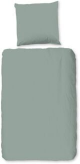 good morning Bettwäsche Flanel Uni, Biber, Flanell, 3 teilig, Flanell, Biber, Baumwolle, Winter, Warm, Reißverschluss, Einfarbig Uni