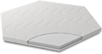 Sämann® Laufgittermatratze CLOUD Basic 6-eckig 116x101 cm