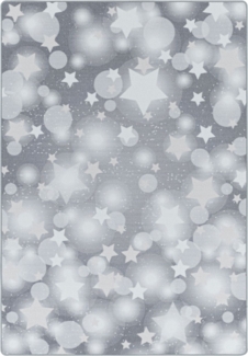 Kinder Teppich Paula rechteckig - 100x150 cm - Grau