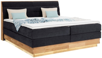 OTTO home Boxspringbett JENNA in verschiedenen Farben und Breiten erhältlich, LED-Beleuchtung, mit zertifizierten, recycelten Bezugsstoffen