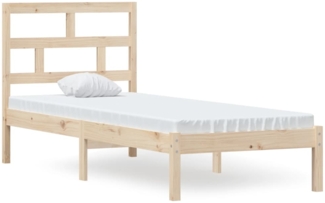 vidaXL Massivholzbett 75x190 cm 3101178