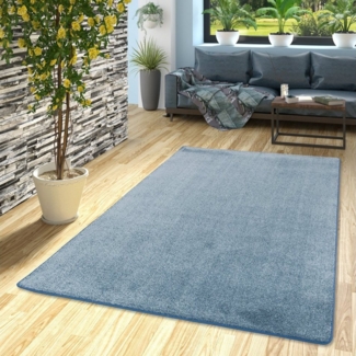 Snapstyle Veloursteppich Hochflor Velours Teppich Luna, Rechteckig, Höhe: 16 mm