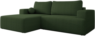 Ecksofa Mivo Cord (Farbe: Poso 14, Seite: Links)