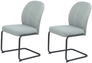 2er Set Schwingstuhl Karen II - Mint