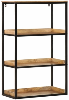 vidaXL Bücherregal Braun 70 x 35 x 110 cm Massivholz Mango 374085