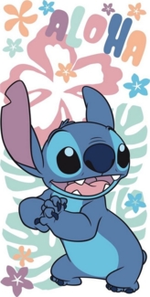 Lilo & Stitch Badehandtuch Strandtuch 70x140 cm aus Baumwolle – saugfähig & weich