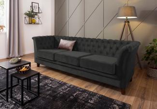 Home affaire Chesterfield-Sofa Dover, aufwändige Knopfheftung in Chesterfield-Optik